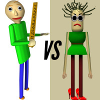 Play FNAF with Baldi and Baldina now!