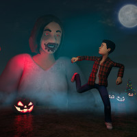 Play Scary Granny Games Ghost Games now!